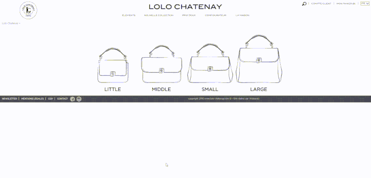 Configurateur de produit de Lolo Chatenay